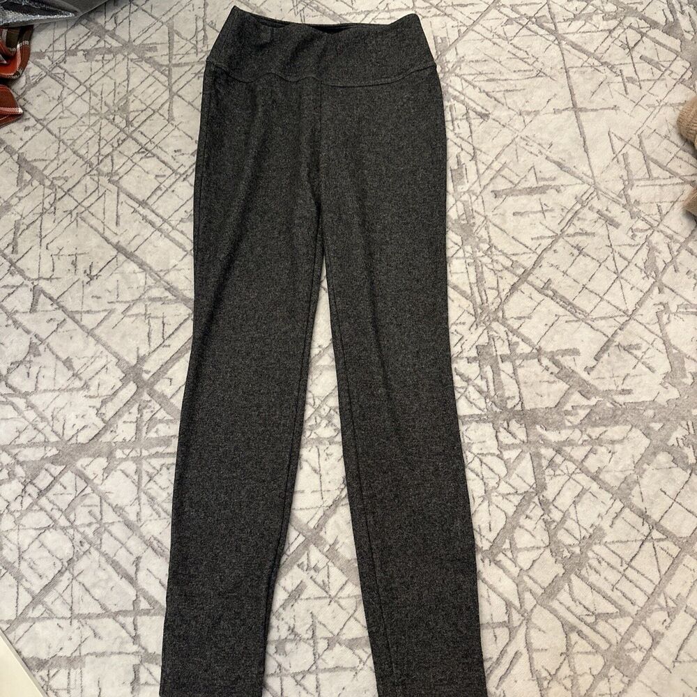 Theory Leggings Womens Small Dark Gray‎ Stretch Everyday Casual